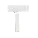 ISOLED 3-phase spot MATRIX DALI square, UGR < 19, with lens optics, on/off, cardanic swivelling IP20, white dimmable