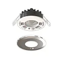 ISOLED recessed spotlight VARIO-68 IP65, chrome 
