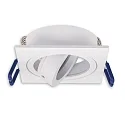 mounting frame MR11/GU10 MINI SPOT square, swivelling, white