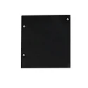 end cap EC 133 CURTAIN 10 ONE FLAT VISOR 2 pcs., left-right, white