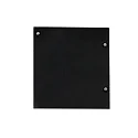 end cap EC 133 CURTAIN 10 ONE FLAT VISOR 2 pcs., left-right, black