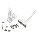 wall holder 2 pcs., long, white