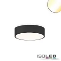 ceiling luminaire DN400 PHASE CCT Switch, multipower IP44, black dimmable