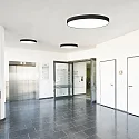 ceiling luminaire DN600 PHASE CCT Switch, multipower IP44, black dimmable