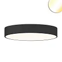ceiling luminaire DN800 PHASE CCT Switch, multipower IP44, black dimmable