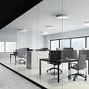 ISOLED ceiling luminaire DN400 DALI DALI controllable, CCT Switch IP44, white dimmable