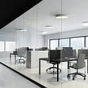 ISOLED ceiling luminaire DN400 DALI DALI controllable, CCT Switch IP44, white dimmable