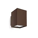 outdoor wall luminaire AFRODITA POWER LED up / down, switchable, set back IP55, brown 