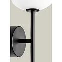 LEDS C4 bath luminaire BLOOM switchable IP44, black