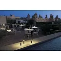 LEDS C4 table lamp COCKTAIL LED with touch dimmer, conical IP20, black dimmable