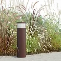 LEDS C4 bollard lamp DAN cylindrical, long, CCT Switch, adjustable IP66, anthracite 