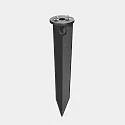 ground spike THOR Ø 26MM / THOR Ø 50MM short, black