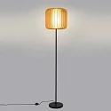 LEDS C4 floor lamp VIVA E27 IP20, light wood, black