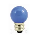 Decorative LED Mini-Globe G45, IP44, E27, 1W blue / frosted