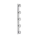 Mirror luminaire for walls HOLLYWOOD, 4-flame, IP44, incl. 4x GU10 5W 2700K/4000K 350lm, silver leaf