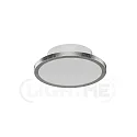 LightMe Ceiling luminaire DISK-1, 1-flame, IP44, Ø 14.5cm, CCT, incl. GX53 8W 2700K/4000K 650lm, silver leaf