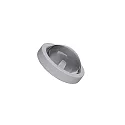 LED lamp GX53 POWERLENS 60° 75MM flat, round, with lens optics 4,8W 420lm 2700K 60° CRI 80-89 