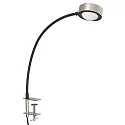 table lamp POWERLENS FLEX bendable GX53 IP20, mat, satined, titanium