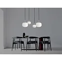 Lumexx pendant luminaire CUSCINO MEDIUM E27 IP20, brass, black