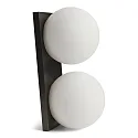 wall and ceiling luminaire PALLA DOUBLE IP20, titanium dimmable