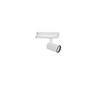 3-phase spot MARCO 2 MINI DBT swivelling, rotatable IP20, powder coated, transparent, white 