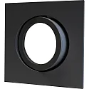 Megatron recessed housing DECOCLIC 68MM / GU10 + GU5.3 square, swivelling, black matt
