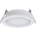 recessed luminaire MEGATRON PLANEX GX53 IP20, white, lacquered
