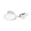 ceiling recessed luminaire FILA DALI DF 100° Ø 225MM round, rigid, DALI controllable, switchable, with diffuser IP54