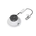 Megatron recessed downlight MTP FILA UGR Ø225MM rigid, CCT Switch, multipower IP54/IP20, white 