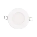 recessed downlight LED PANEL FLAT 85 R SCCT MP round, CCT Switch, switchable, multipower IP44, white 