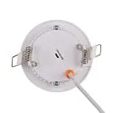 recessed downlight LED PANEL FLAT 85 R SCCT MP round, CCT Switch, switchable, multipower IP44, white 