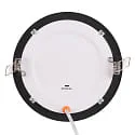 nobilé recessed downlight LED PANEL FLAT 145 R SCCT MP round, CCT Switch, switchable, multipower IP44, black 