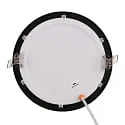 nobilé recessed downlight LED PANEL FLAT 170 R SCCT MP round, CCT Switch, switchable, multipower IP44, black 