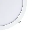 recessed downlight LED PANEL FLAT 300 R 830 350MA PRISM round, UGR < 19, excl. LED driver IP20, mat, titanium dimmable