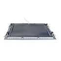 nobilé recessed downlight LED PANEL FLAT 300 Q 840 350MA PRISM square, UGR < 19, excl. LED driver IP20, mat, titanium dimmable