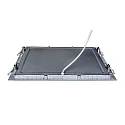 nobilé recessed downlight LED PANEL FLAT 300 Q 840 350MA PRISM square, UGR < 19, excl. LED driver IP20, mat, titanium dimmable