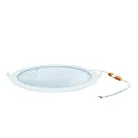 nobilé recessed downlight LED PANEL FLAT 300 R SCCT 350MA PRISM round, CCT Switch, UGR < 19, excl. LED driver IP20, white dimmable