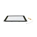 recessed downlight LED PANEL FLAT 300 Q SCCT 350MA PRISM square, CCT Switch, UGR < 19, excl. LED driver IP20, black dimmable