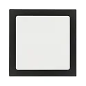 surface downlight LED PANEL FLAT 220 Q SCCT MP square, CCT Switch, switchable, multipower IP44, black 