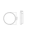 surface luminaire WD 300 R MP SENSOR RF with sensor, CCT Switch, radio controllable, switchable, multipower IP44, black 