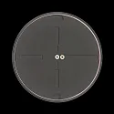 nobilé surface luminaire WD 400 R SCCT MP DIM CCT Switch, dimmable, multipower IP44, black 