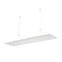 LED Pendant luminaire LED PANEL FLAT R2 with Uplight, incl. LED driver, 40W, warm white, 1-10V dimmable