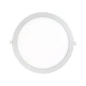 nobilé recessed downlight LED PANEL FLAT 300 R SCCT 350MA OPAL round, CCT Switch, excl. LED driver IP20, black dimmable