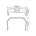 nobilé Accessories for LED HIGH BAY 46 - wall mounting bracket
