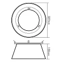 Accessories for LED HIGH BAY 184/240 - aluminum reflector 60°