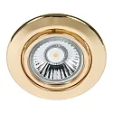 Recessed spot DOWNLIGHT C 3830, Ø 8.8cm, swiveling, 24 carat gold-plated