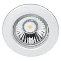 Recessed spot DOWNLIGHT C 1830, Ø 8cm, fixed optics, matt chrome