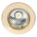 Recessed spot DOWNLIGHT C 1830, Ø 8cm, fixed optics, 24 carat gold-plated