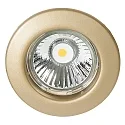 Recessed spot DOWNLIGHT C 1830, Ø 8cm, fixed optics, matt gold