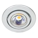 Recessed spot DOWNLIGHT C 3840, Ø 7cm, swiveling, matt chrome